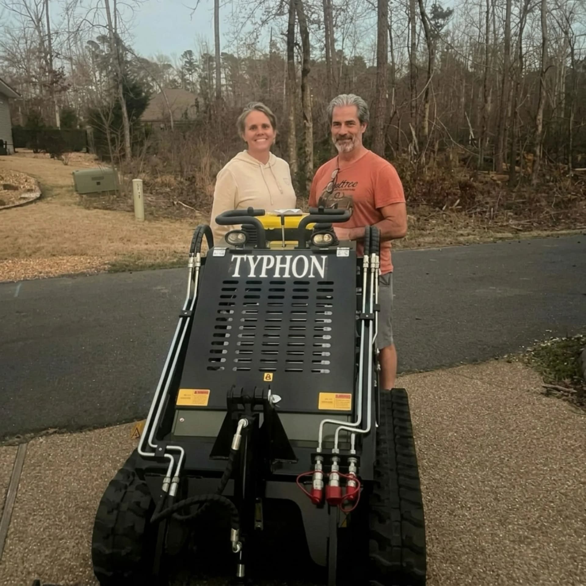 TYPHON STOMP 502 Mini Skid Steer Customer Delivery