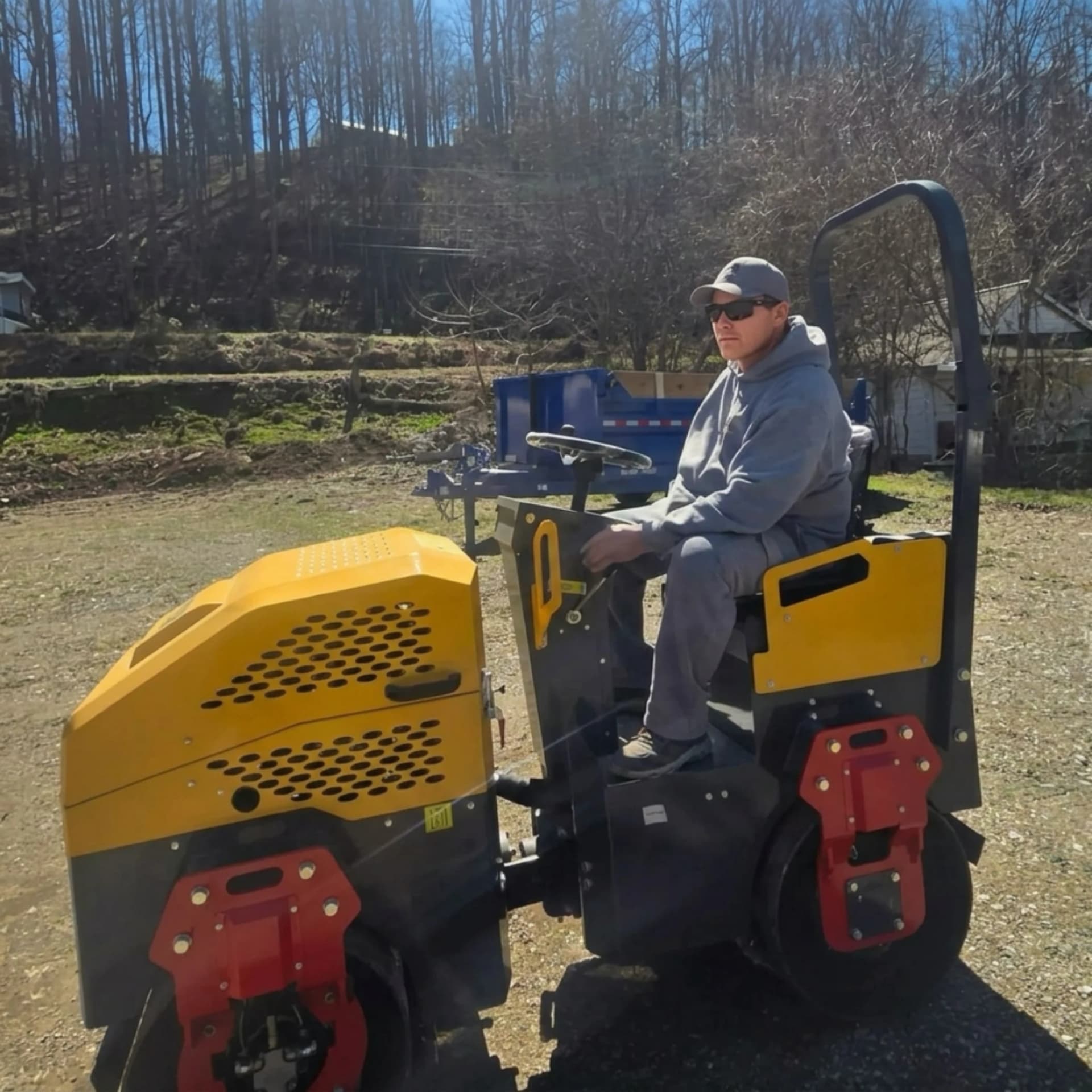 TYPHON Mini Road Roller Compactor Commercial Delivery