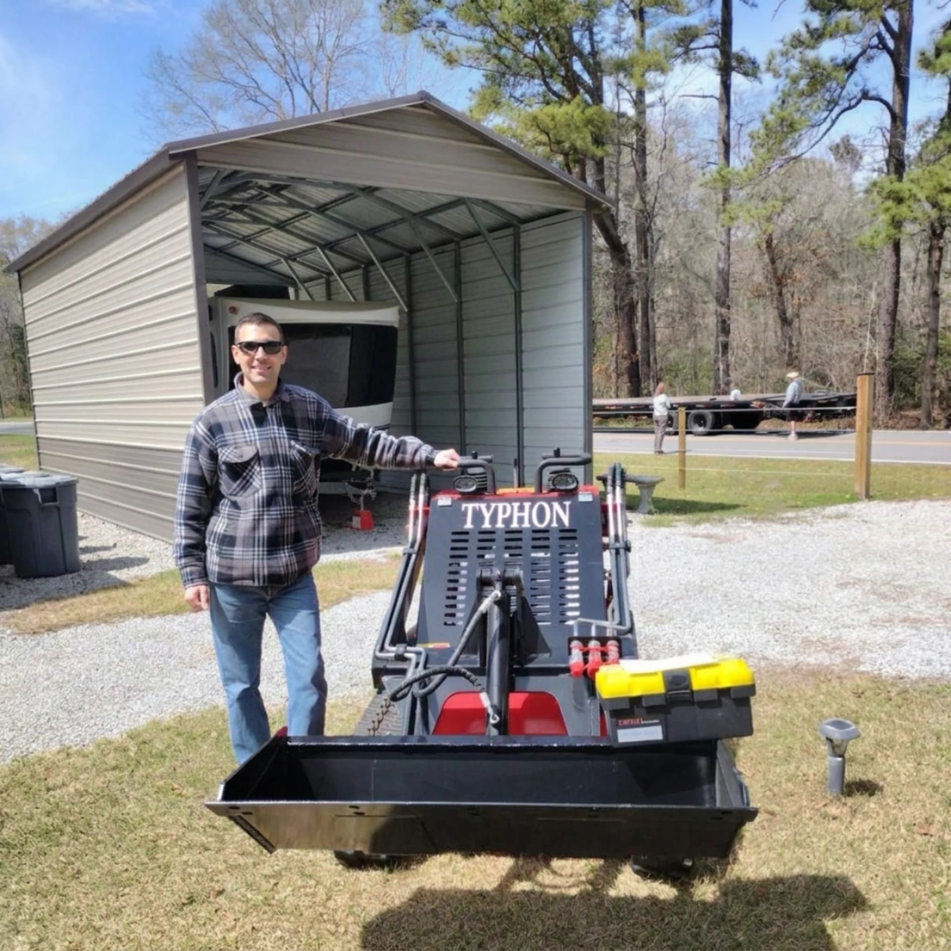 TYPHON STOMP 501 Narrow Access Track Loader Delivery