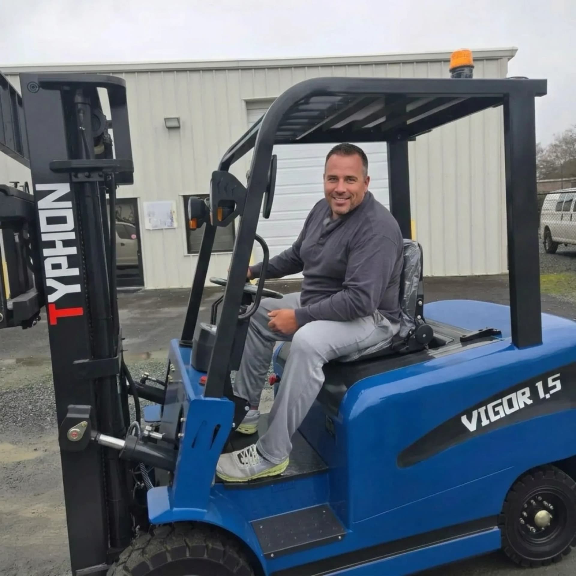 TYPHON VIGOR Electric Forklift Commercial Delivery