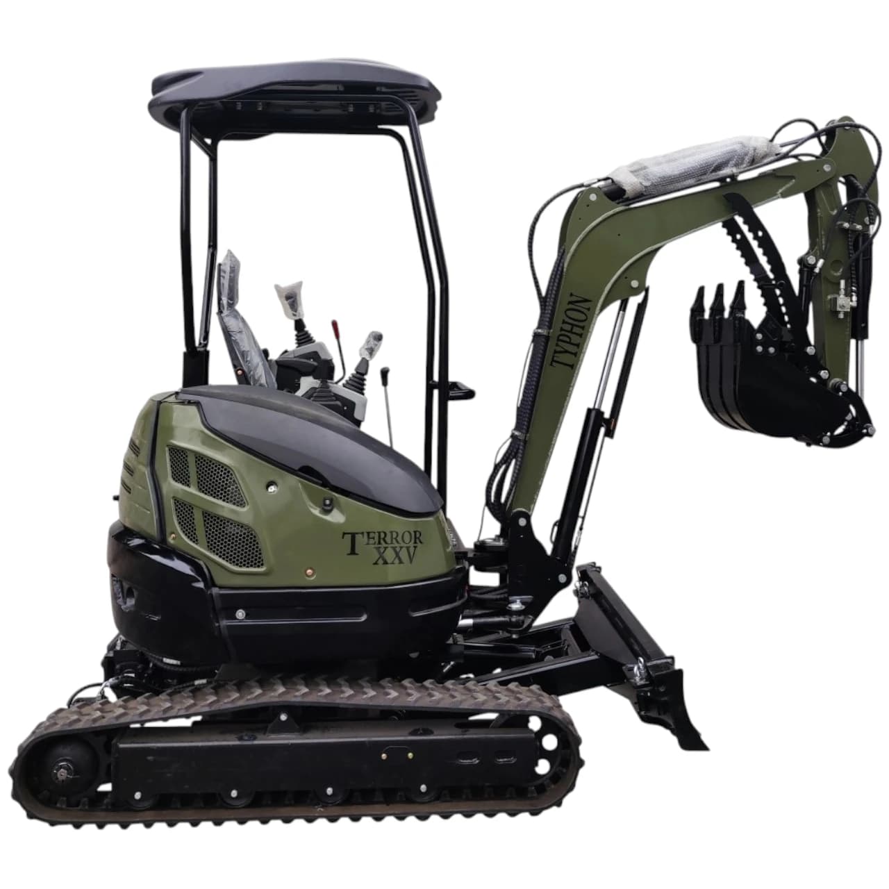TYPHON TERROR XXV 2.5 Ton Mini Excavator KUBOTA Diesel Engine USA View 1