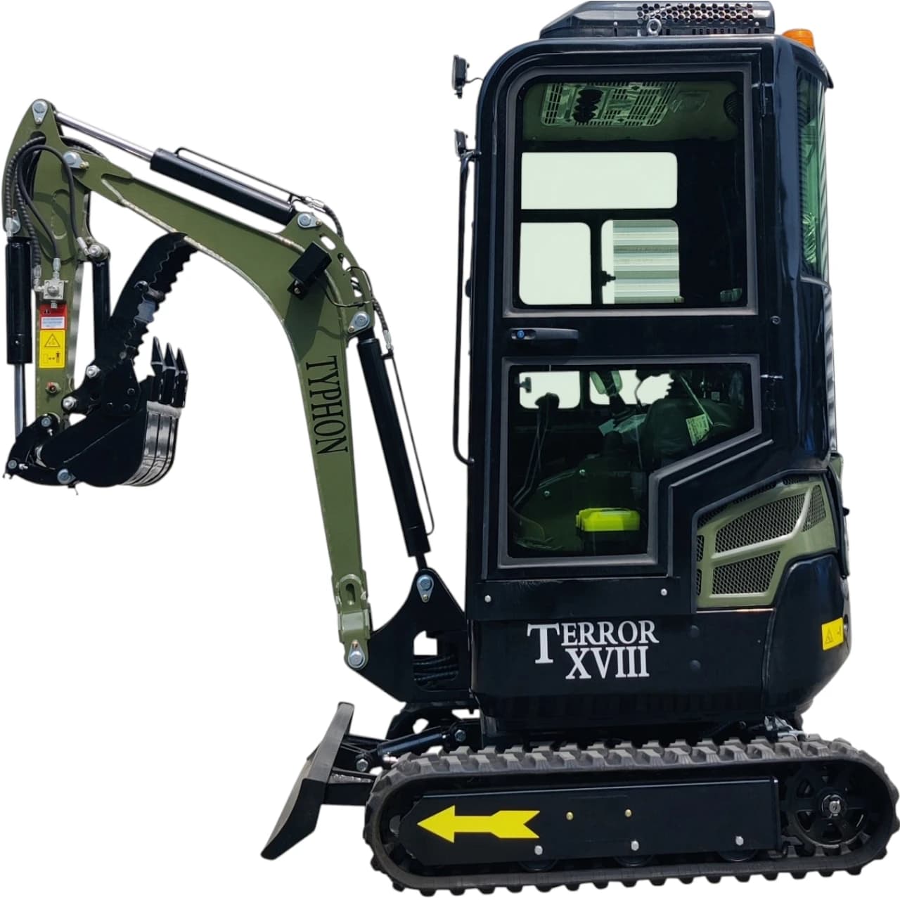 TYPHON TERROR XVIII Prestige 2 Ton Mini Excavator KUBOTA Diesel Engine USA View 1