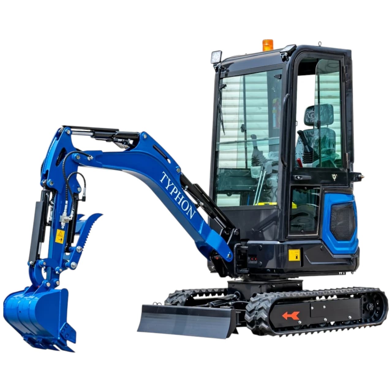 TYPHON 18 FLEX PRO 1.8 Ton Mini Excavator USA with 12 attachments View 1