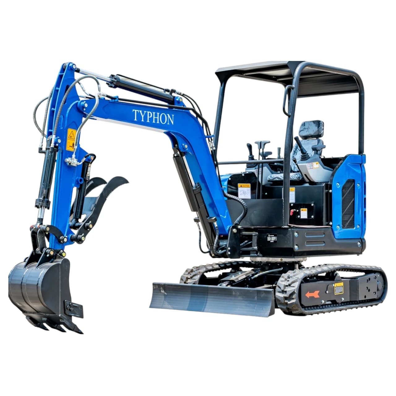 TYPHON TERROR X2 STORM Mini Excavator 2.5 Ton Diesel Kubota V1505 Engine USA View 1
