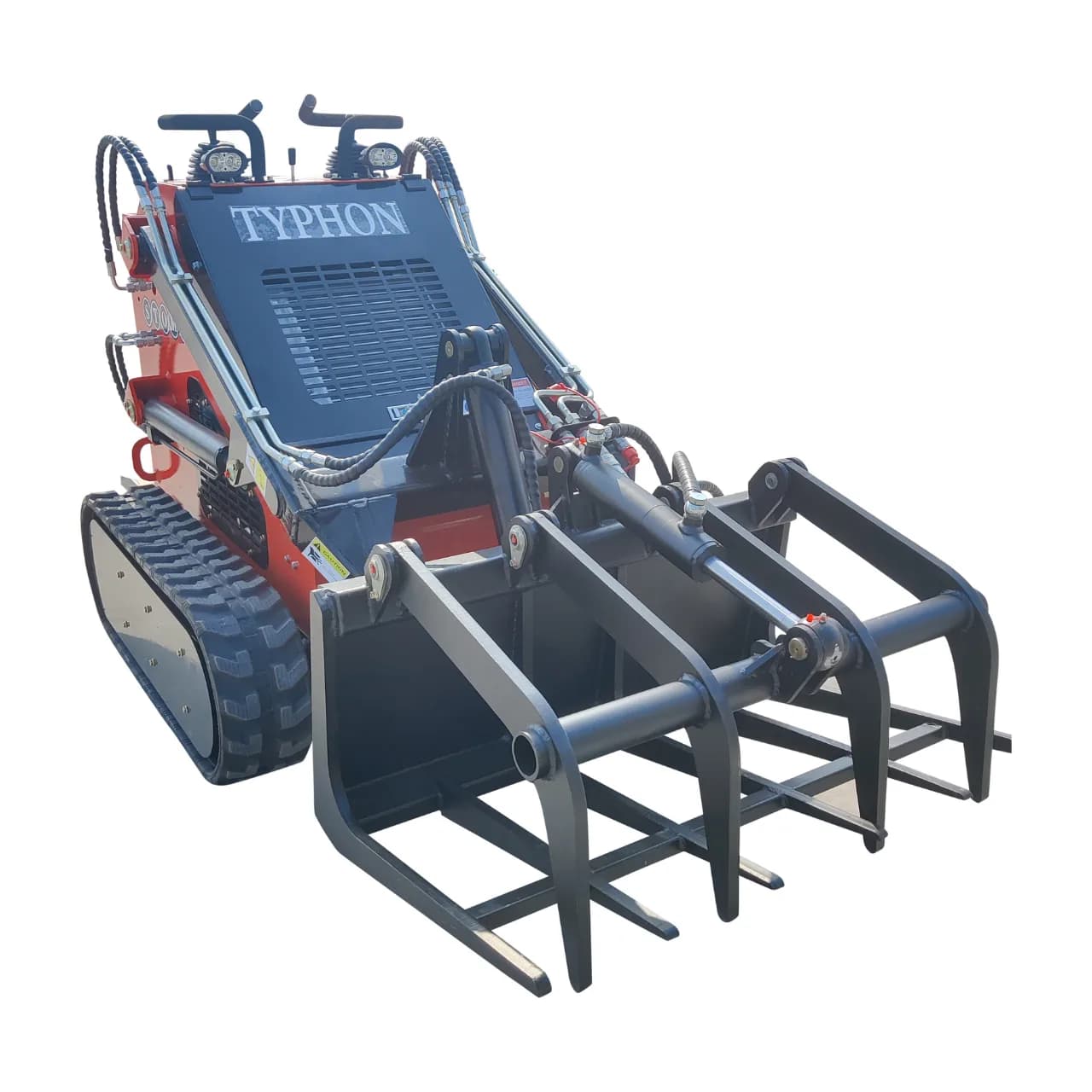 Skid Steer Loader Grappler Grapple Grabber Attachment USA View 2