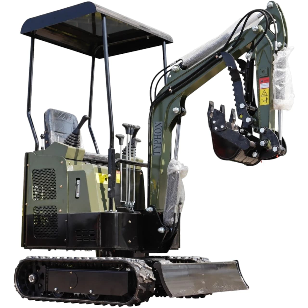 TYPHON TERROR XV STORM Mini Excavator – 1.05 Ton Trench Digger 13.5hp B&S EPA Engine USA View 3