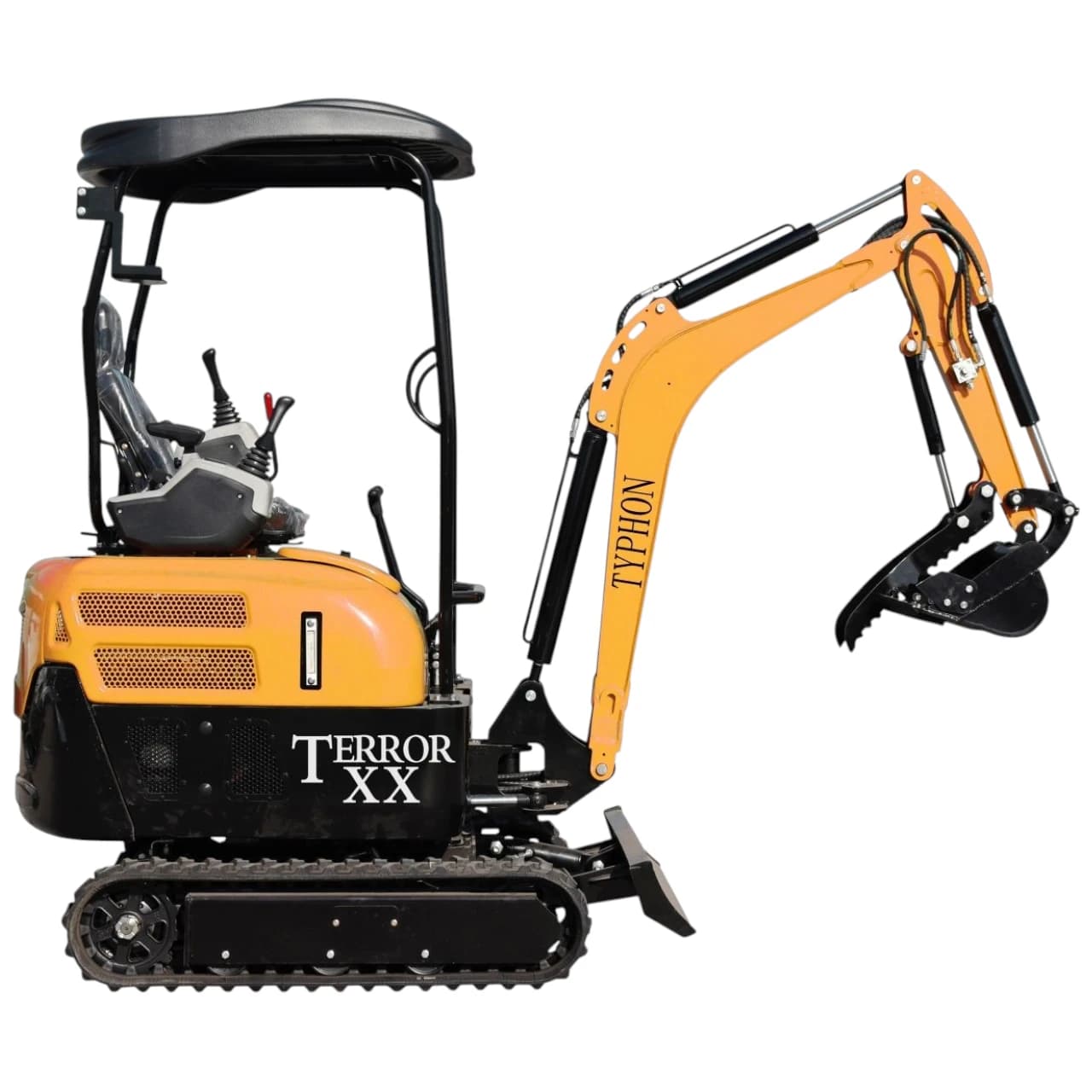 2025 4,000 lb TYPHON TERROR XX Mini Excavator Rubber Track with Kubota D902 Diesel Engine USA View 3