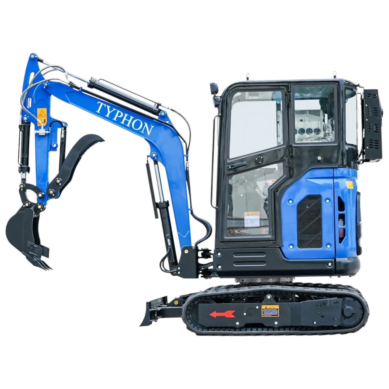 TYPHON TERROR X2 Mini Excavator 2.7 Ton EPA Diesel Kubota V1505 Engine USA View 3