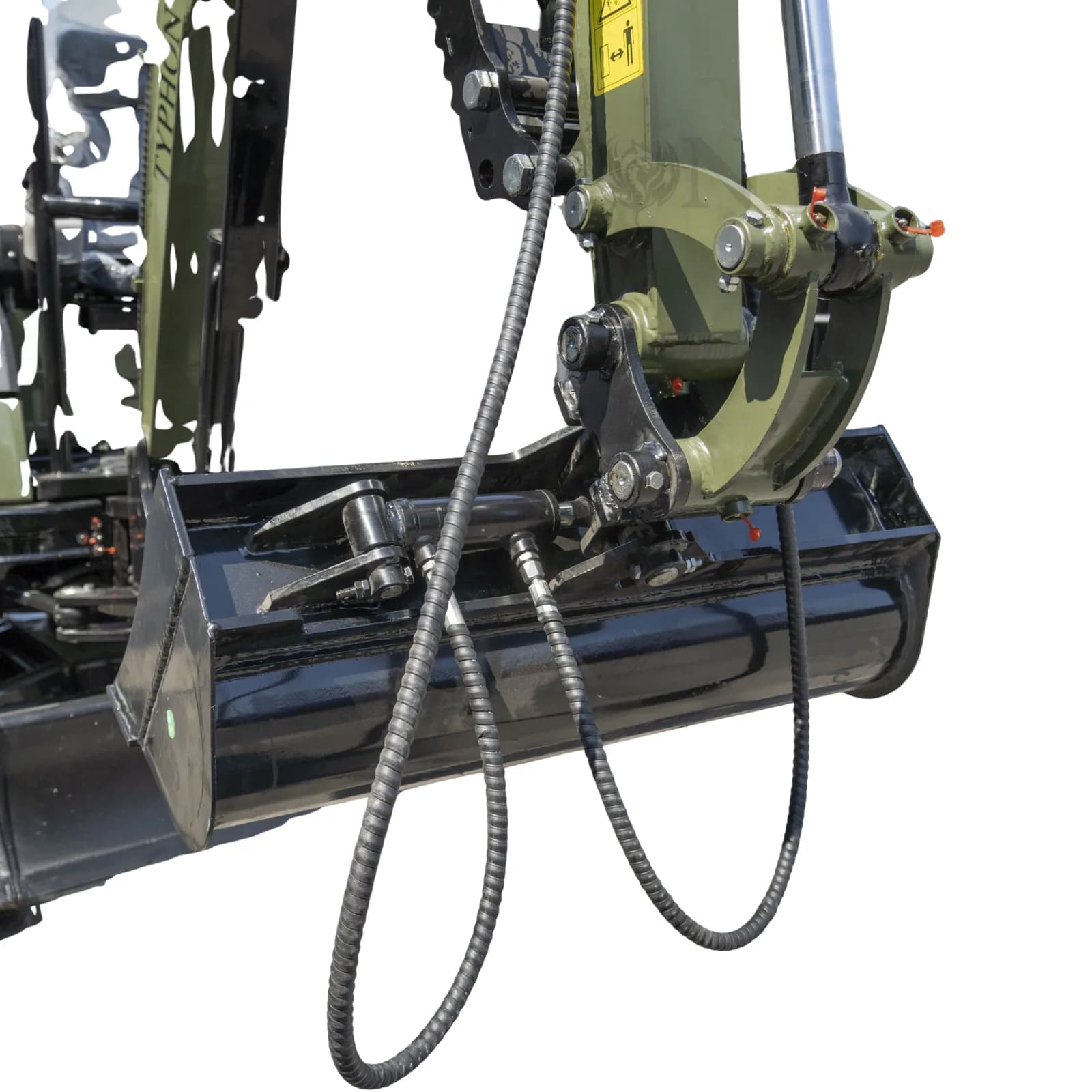 800mm Tilting Bucket Attachment Hydraulic Digging Bucket USA for TERROR XXV and other 2.1-3 Ton Mini Excavators View 3
