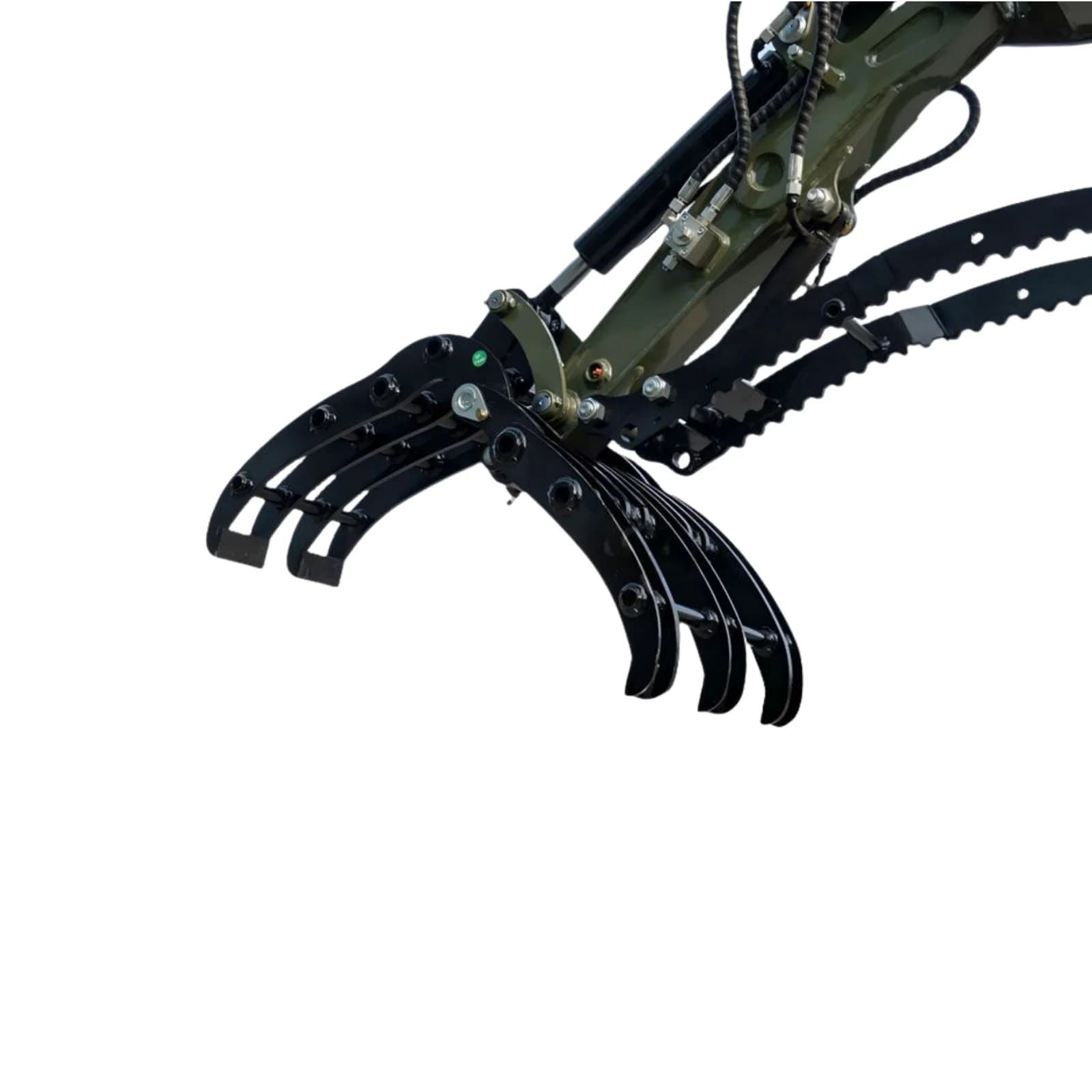 Compact Grapple Attachment for TERROR XXV and other 2.1-3 Ton Mini Excavators Wide Opening Wood Grab USA View 3