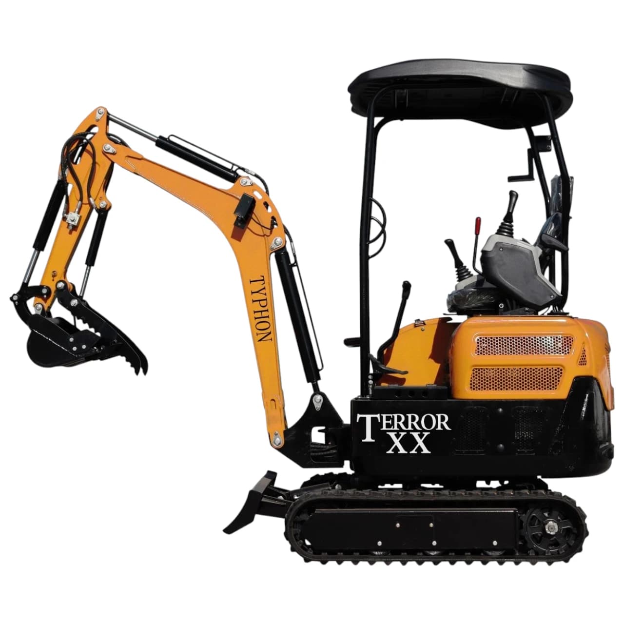 2025 4,000 lb TYPHON TERROR XX Mini Excavator Rubber Track with Kubota D902 Diesel Engine USA View 4