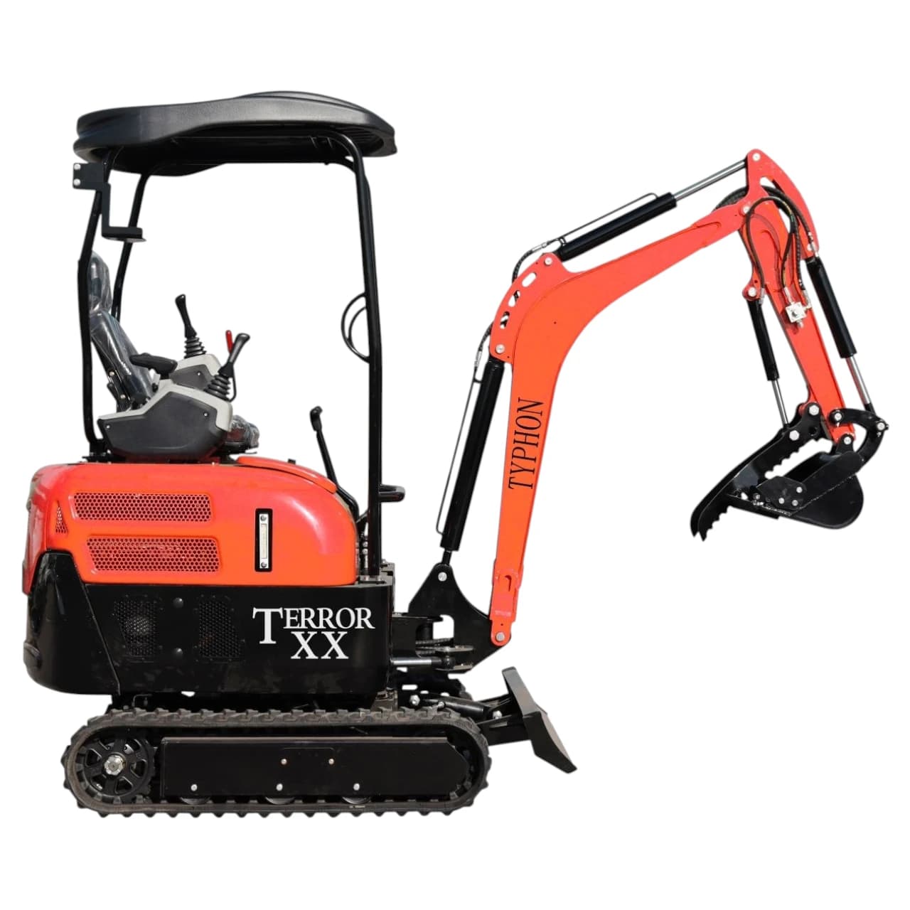 2025 4,000 lb TYPHON TERROR XX Mini Excavator Rubber Track with Kubota D902 Diesel Engine USA View 4