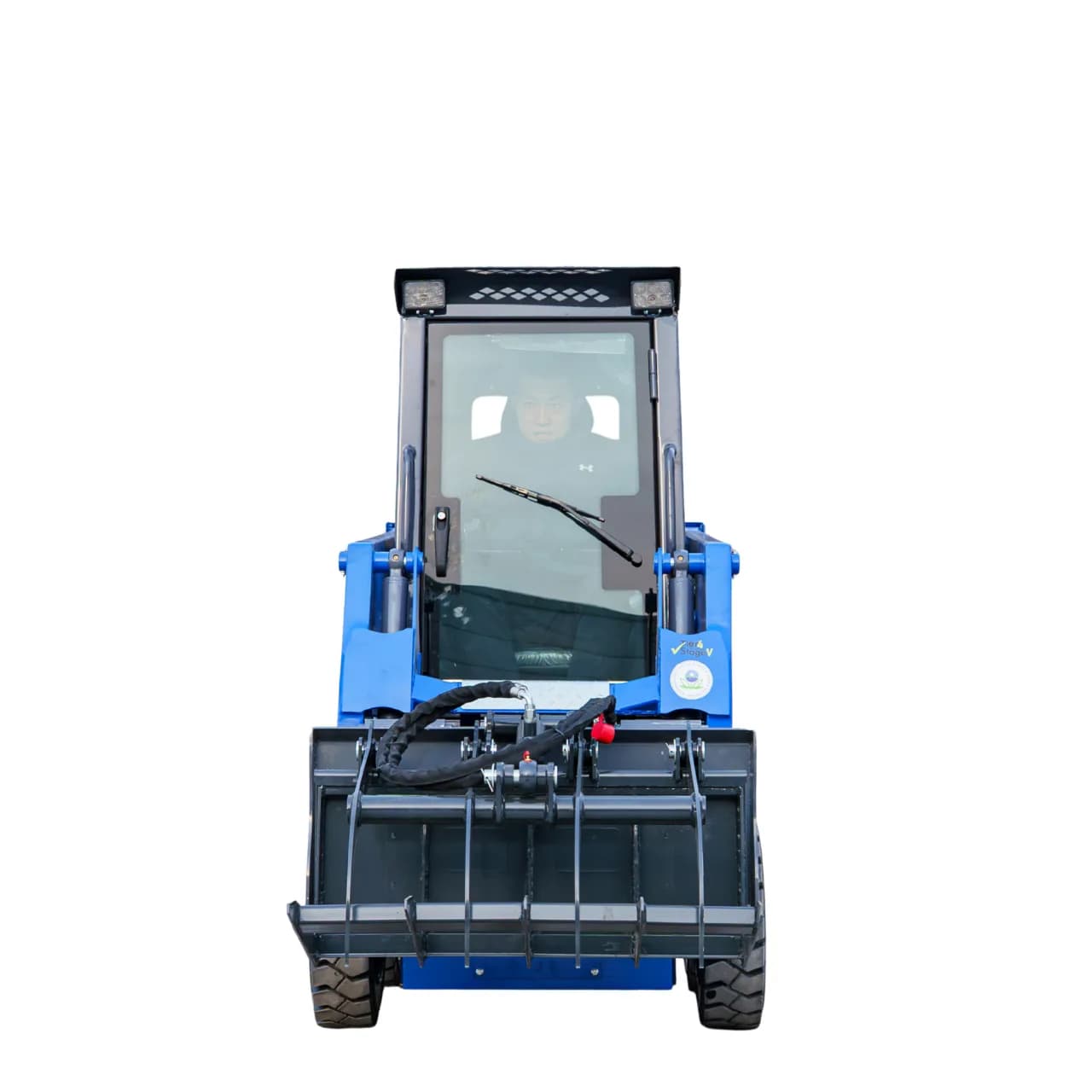 Hydraulic Wood Grabber Attachment Mini Skid Steer TYPHON STOMP X1300 & STOMP 509 View 4