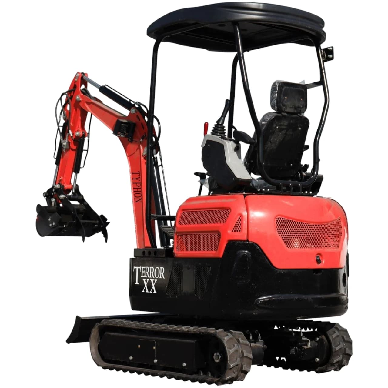 2025 4,000 lb TYPHON TERROR XX Mini Excavator Rubber Track with Kubota D902 Diesel Engine USA View 5