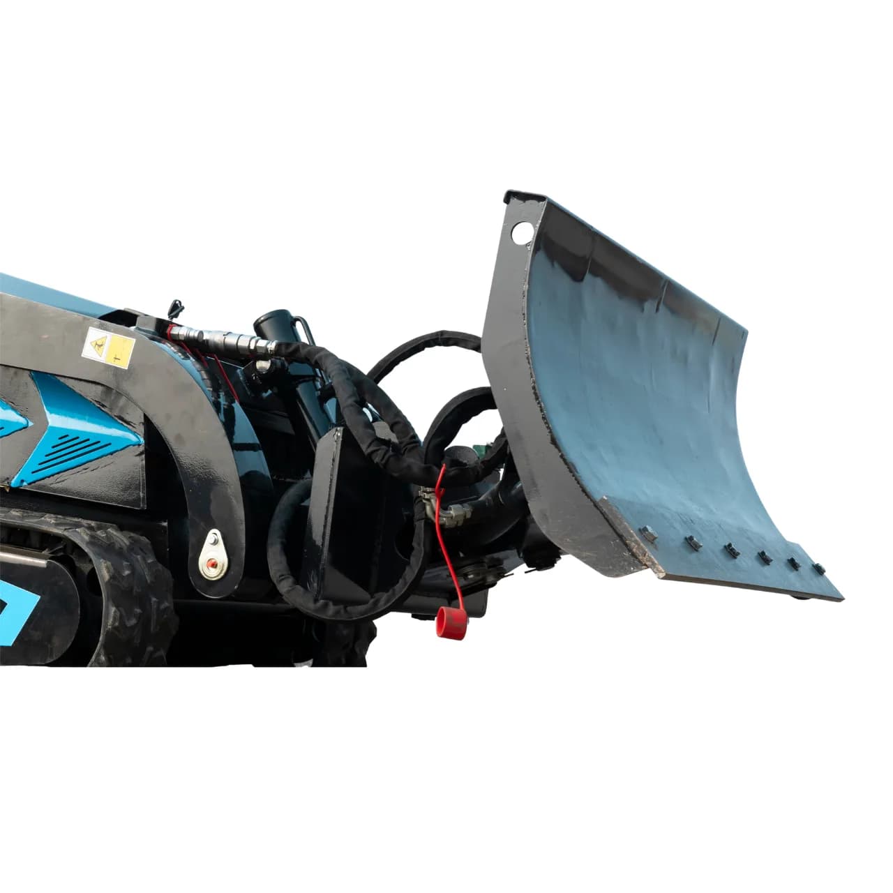 Hydraulic Angle Dozer Blade 30° for TYPHON STOMP X1300 & STOMP 509 Mini Skid Steers – Heavy-Duty Grading & Snow Attachment View 5