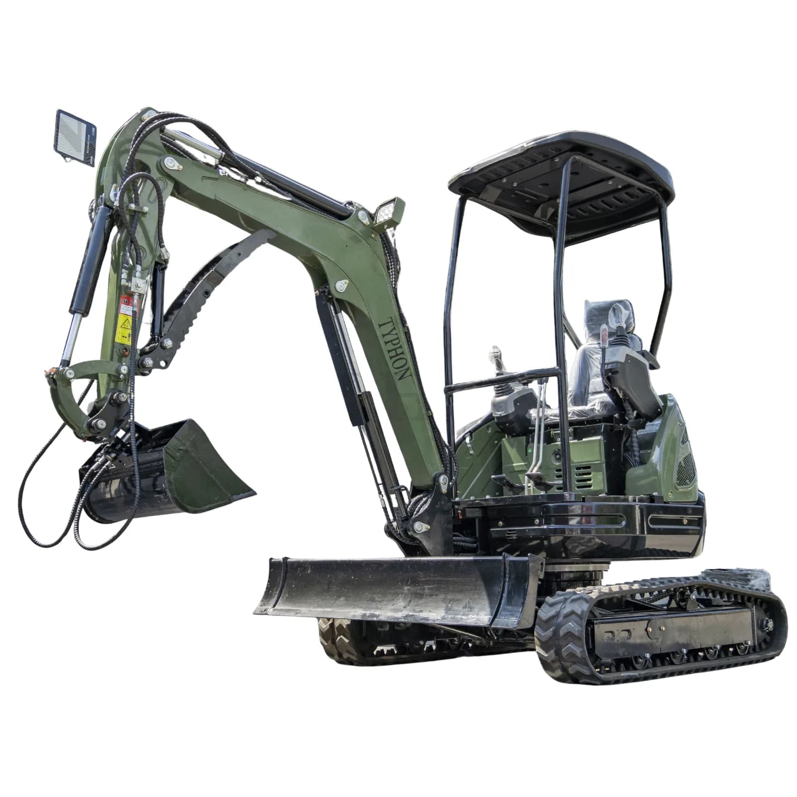 800mm Tilting Bucket Attachment Hydraulic Digging Bucket USA for TERROR XXV and other 2.1-3 Ton Mini Excavators View 5