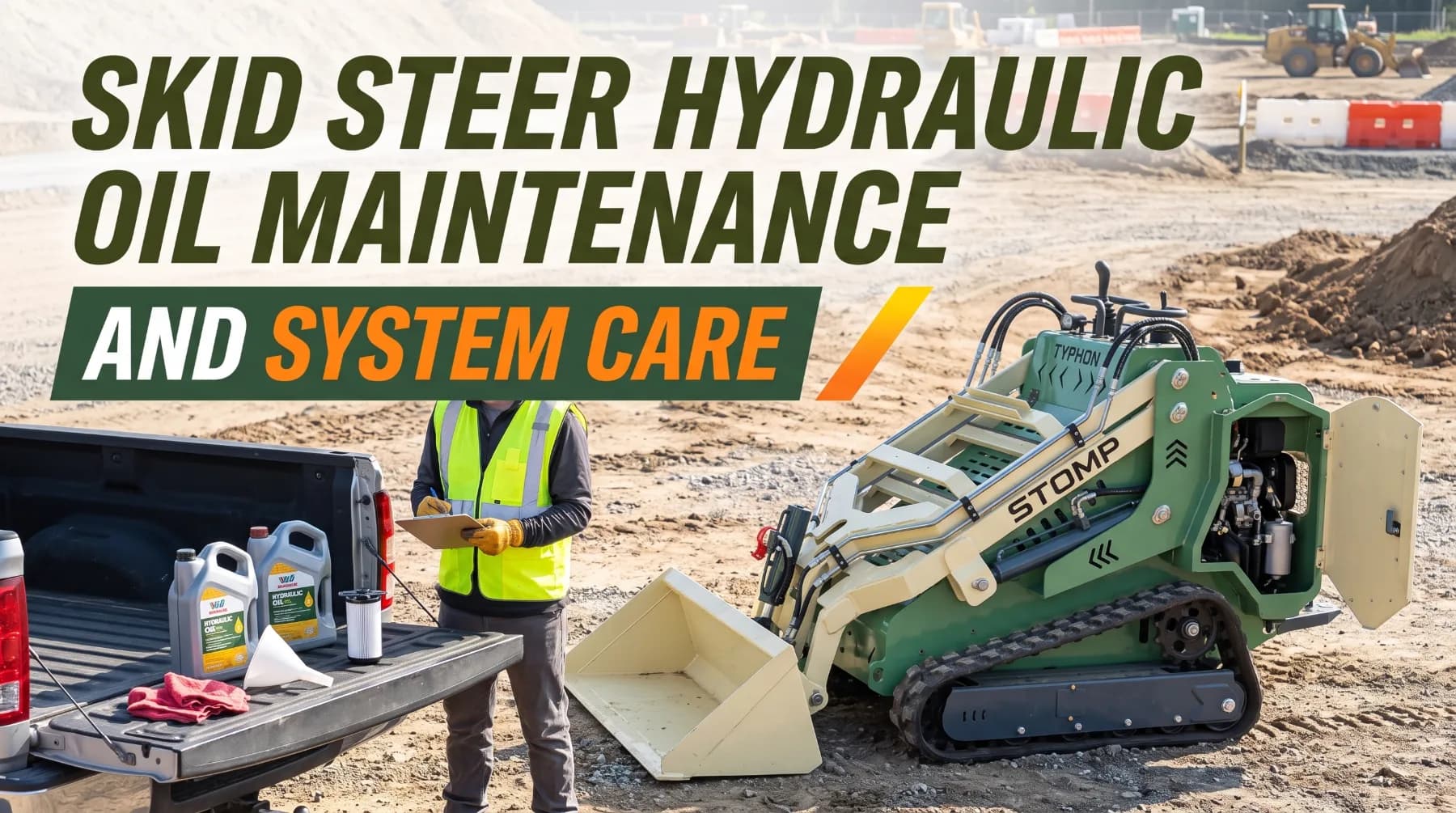 Skid Steer Hydraulic Oil Maintenance and System Care