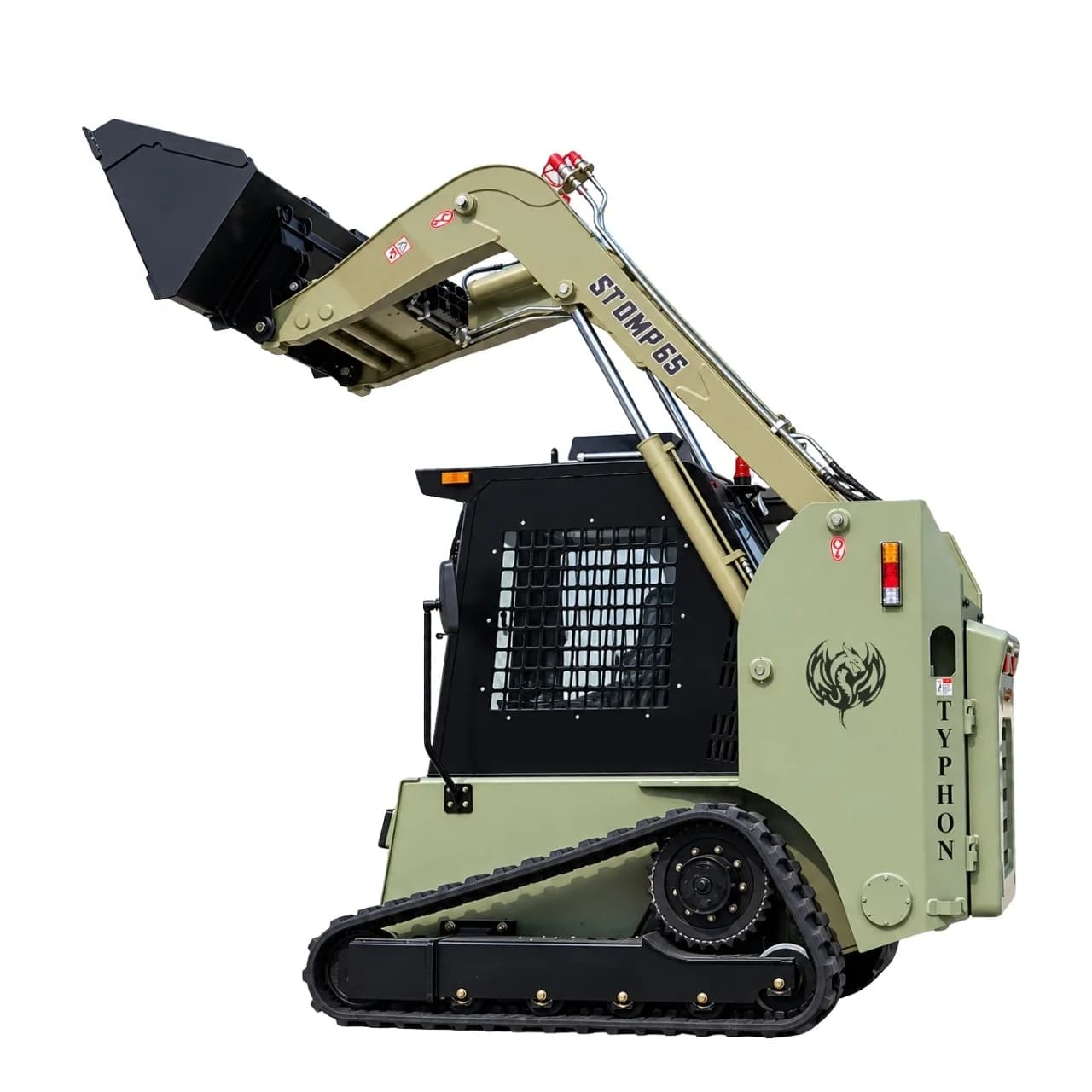 TYPHON STOMP 65 PROPACT 9,000 lb Tracked Skid Steer – 74 HP Cummins & AC/Heat Cab — view 4