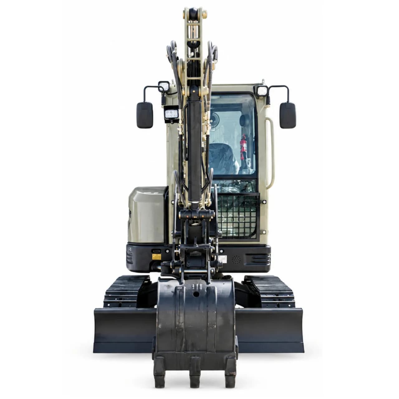 TYPHON TERROR IV PROPACT 9,000 lb Mini Excavator – Kubota D1703, AC/Heat Cab & Metal Tracks — view 3