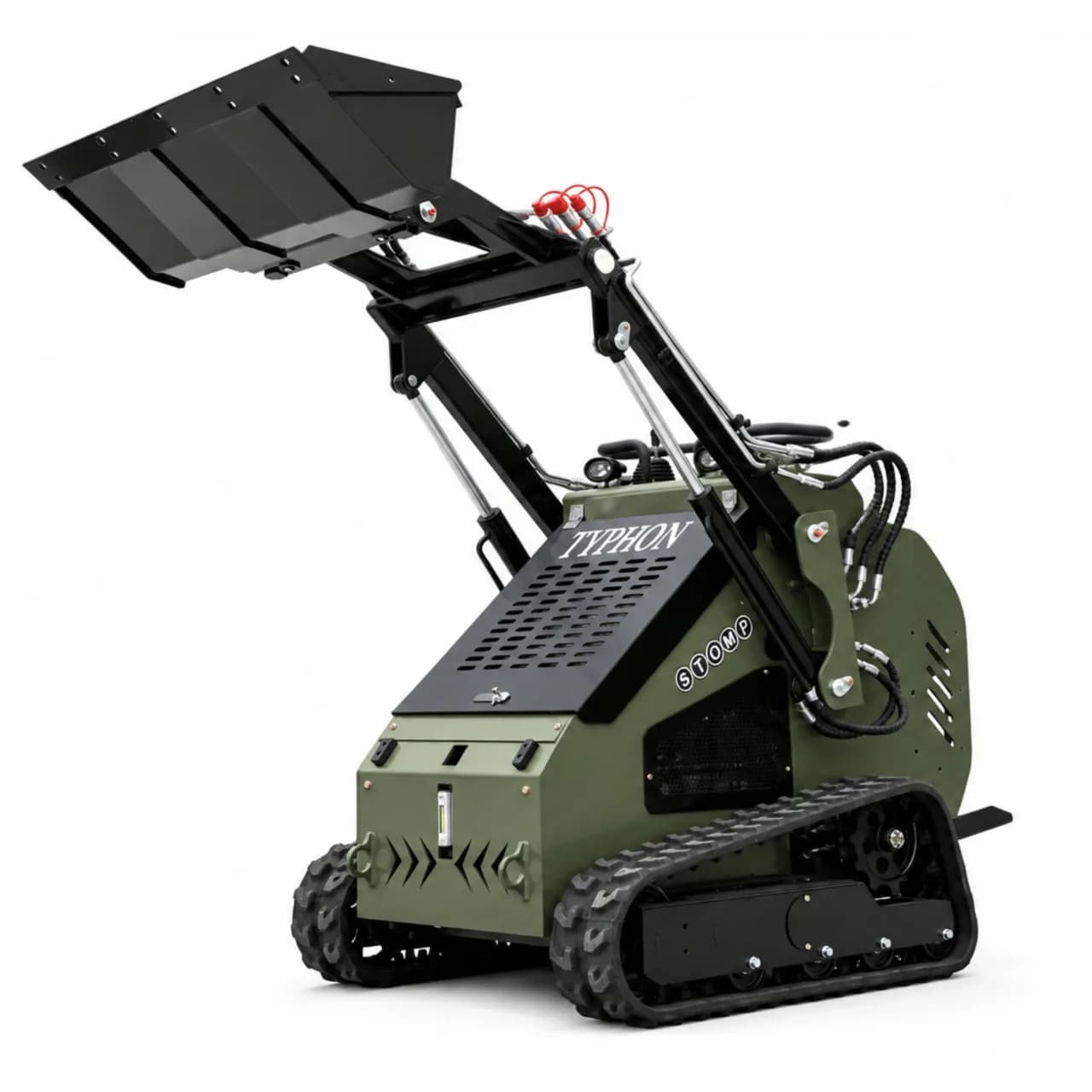TYPHON STOMP 502 PRO Mini Tracked Skid Steer – 22.1 HP Honda GX690 & 10.6 GPM Hydraulics — view 5