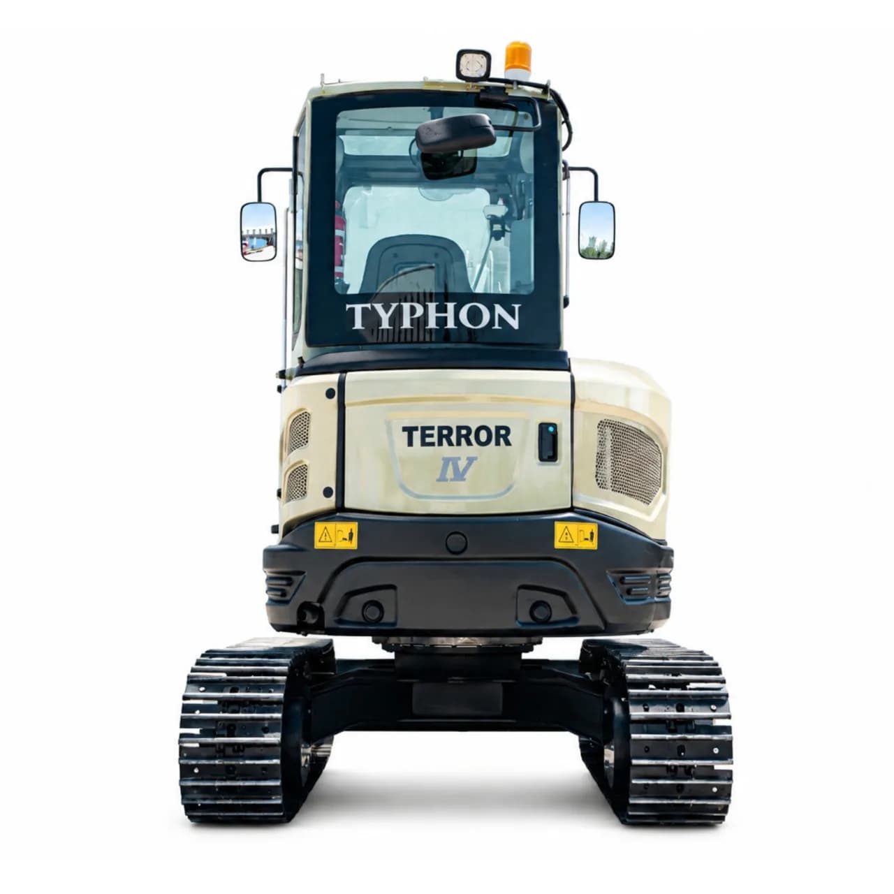 TYPHON TERROR IV PROPACT 9,000 lb Mini Excavator – Kubota D1703, AC/Heat Cab & Metal Tracks — view 4