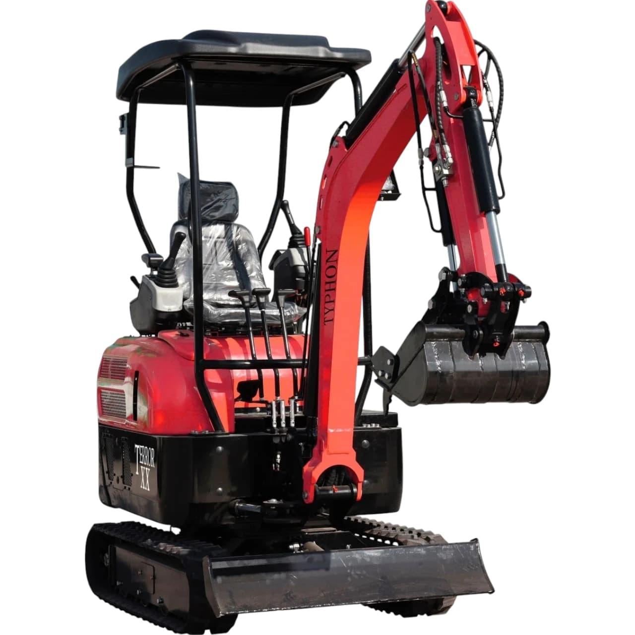 2025 4,000 lb TYPHON TERROR XX Mini Excavator Rubber Track with Kubota D902 Diesel Engine USA View 1