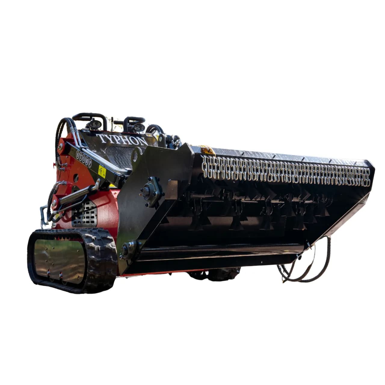 1450mm Heavy Duty Flail Mower Attachment 19 Teeth for TYPHON Mini Skid Steer