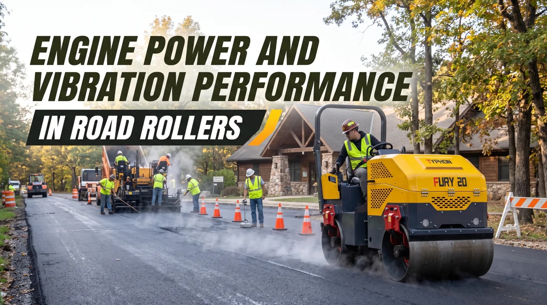Engine Power and Vibration Performance in Road Rollers equipment guide