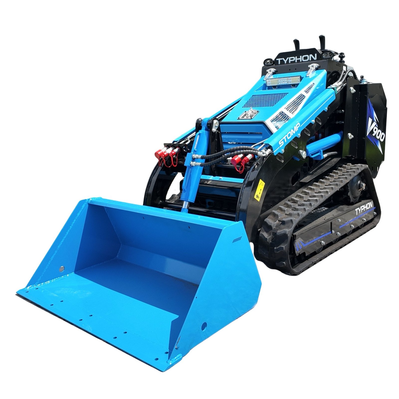 Blue TYPHON STOMP V900 front three-quarter